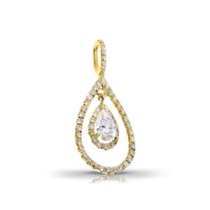 Double Drop Diamond Pendant