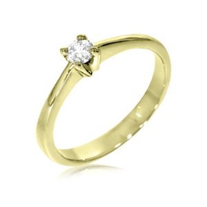 Solitaire Engagement Ring 0.17 Carat
